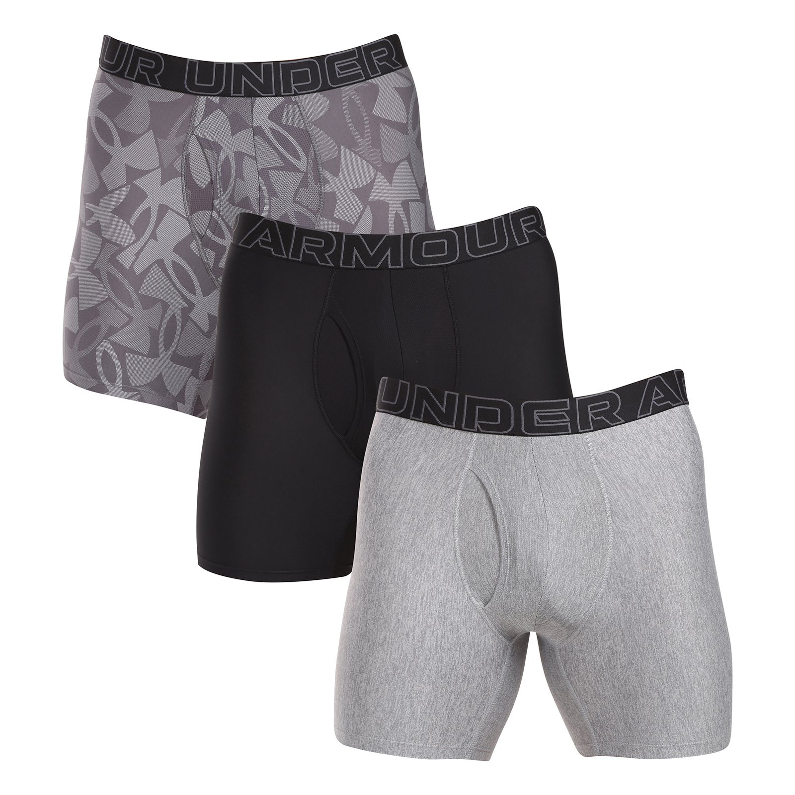 3PACK pánské boxerky Under Armour vícebarevné (1383879 035) 4XL, trenky / trenýrky