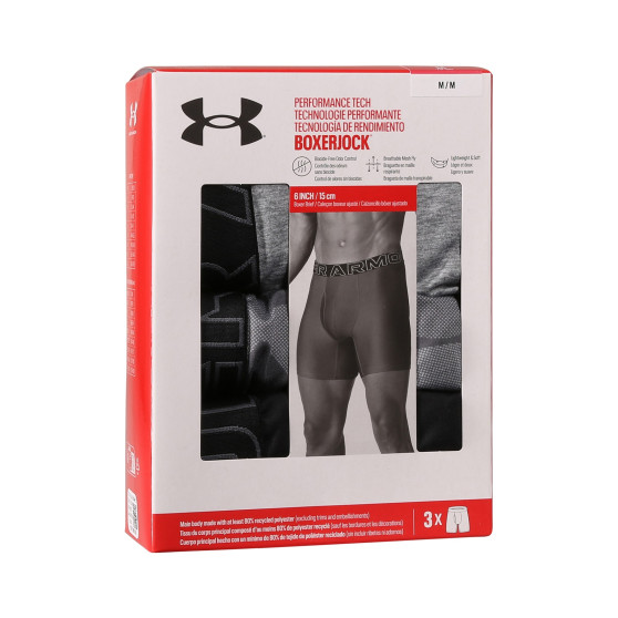 3PACK pánské boxerky Under Armour vícebarevné (1383879 035)