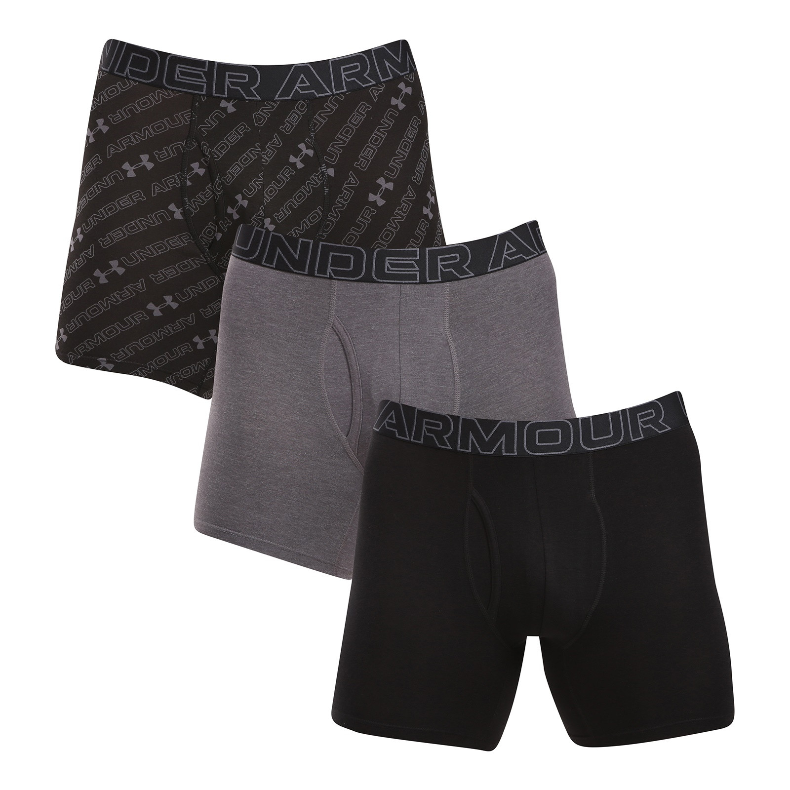 3PACK pánské boxerky Under Armour vícebarevné (1383890 001) M, trenky / trenýrky