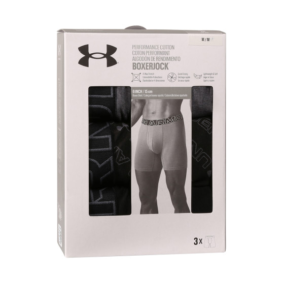 3PACK pánské boxerky Under Armour vícebarevné (1383890 001)