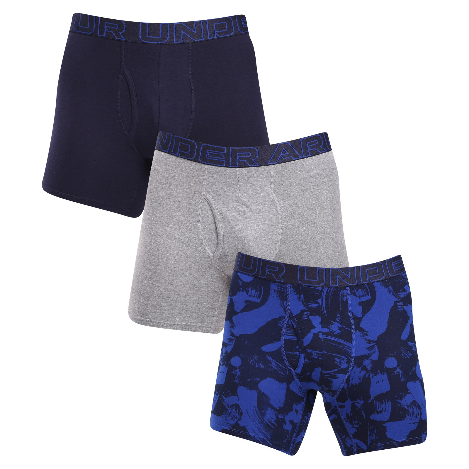 3PACK pánské boxerky Under Armour vícebarevné (1383890 400) M, trenky / trenýrky