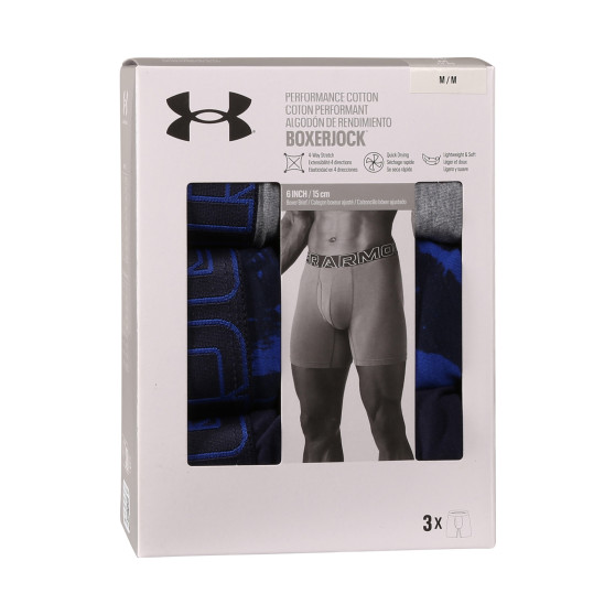 3PACK pánské boxerky Under Armour vícebarevné (1383890 400)