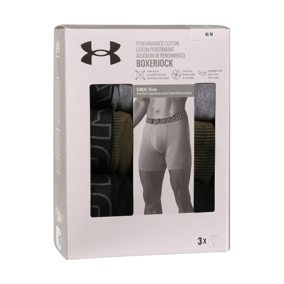 3PACK pánské boxerky Under Armour vícebarevné (1383890 390)