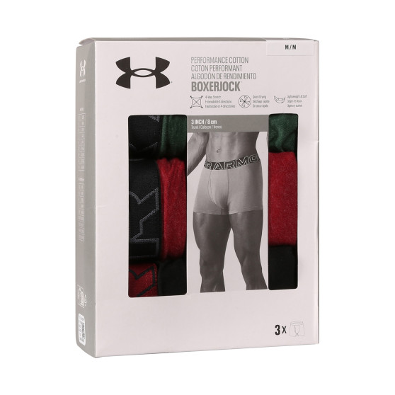 3PACK pánské boxerky Under Armour vícebarevné (1383891 302)