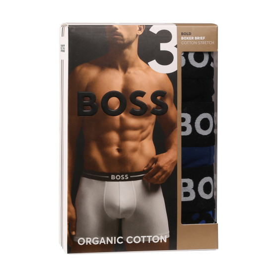 3PACK pánské boxerky BOSS vícebarevné (50517840 982)