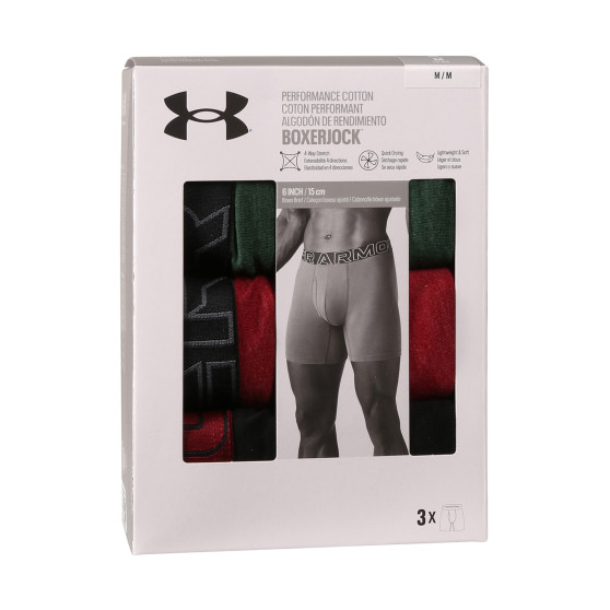 3PACK pánské boxerky Under Armour vícebarevné (1383889 302)