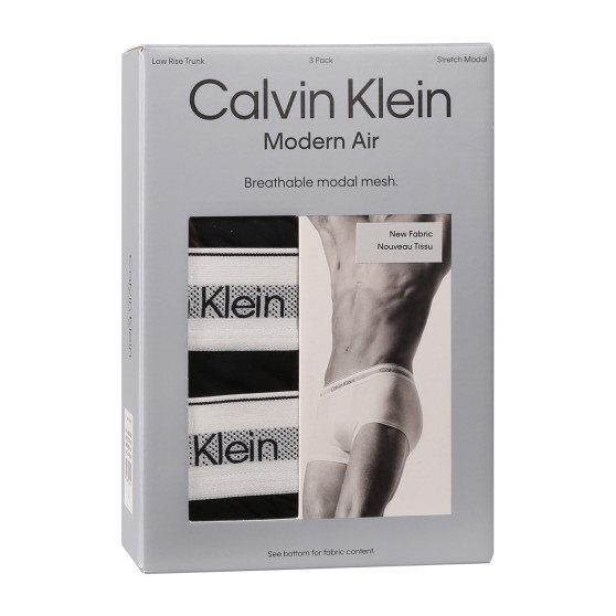 3PACK pánské boxerky Calvin Klein černé (NB3956A-UB1)