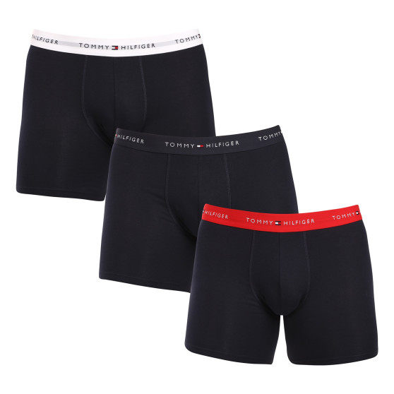 3PACK pánské boxerky Tommy Hilfiger tmavě modré (UM0UM02765 0W3)