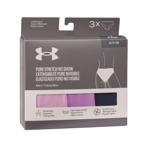 3PACK dámské kalhotky Under Armour vícebarevné (1383898 572)