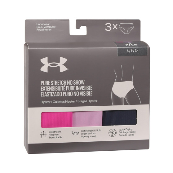 3PACK dámské kalhotky Under Armour vícebarevné (1383895 652)