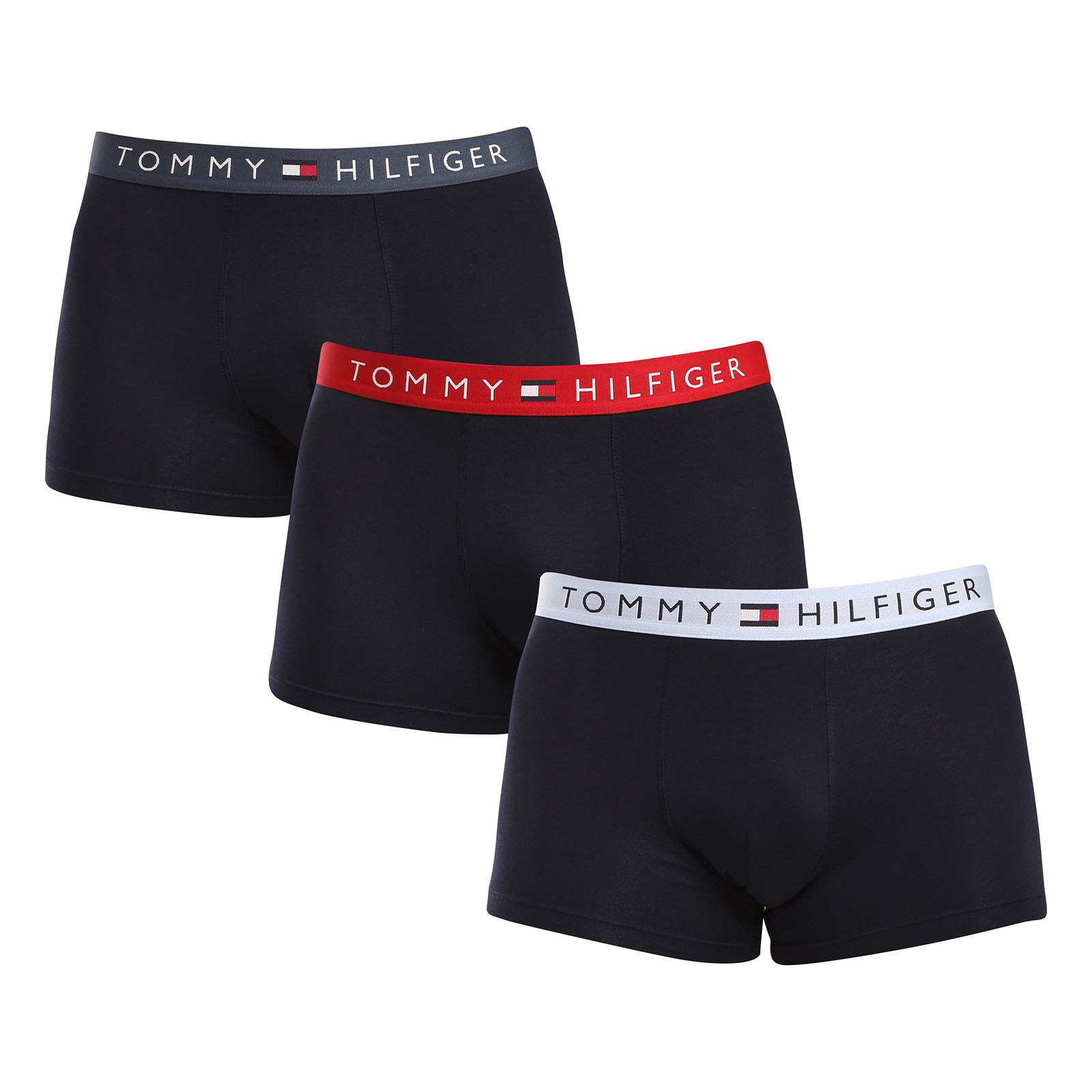 3PACK pánské boxerky Tommy Hilfiger tmavě modré (UM0UM03181 0R1) S, trenky / trenýrky