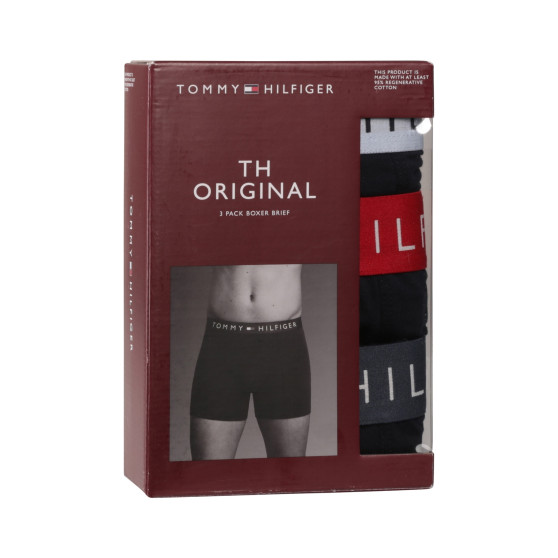 3PACK pánské boxerky Tommy Hilfiger tmavě modré (UM0UM03431 0R1)