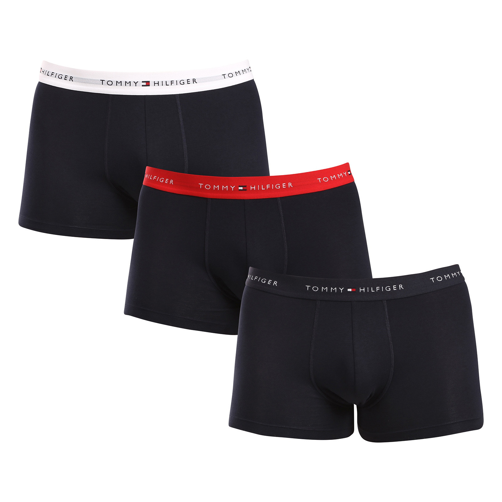 3PACK pánské boxerky Tommy Hilfiger tmavě modré (UM0UM02763 0W3) XXL, trenky / trenýrky