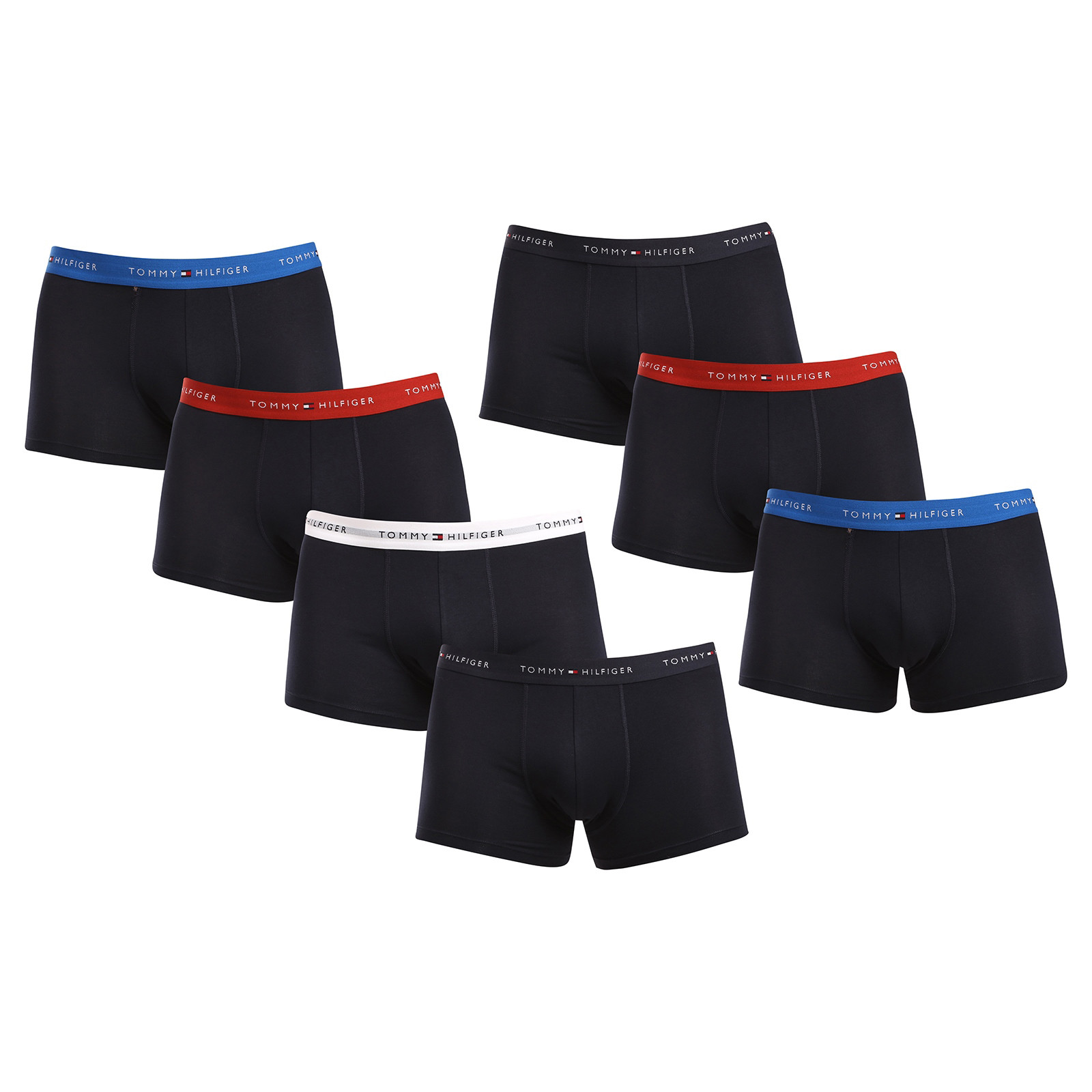 7PACK pánské boxerky Tommy Hilfiger tmavě modré (UM0UM03385 0W4) XL, trenky / trenýrky