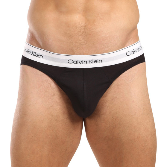 3PACK pánské slipy Calvin Klein černé (NB3961A-UB1)