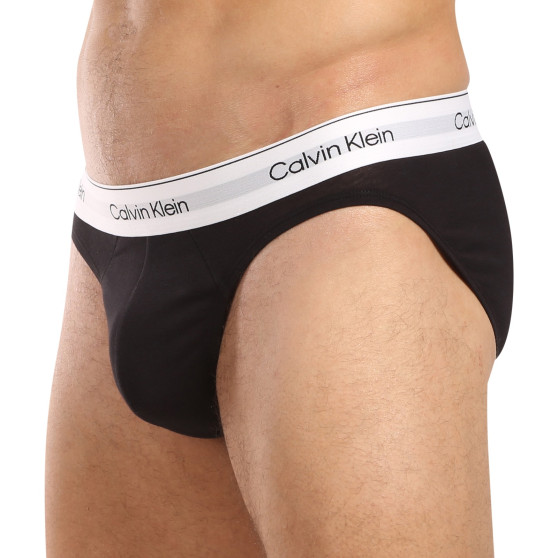 3PACK pánské slipy Calvin Klein černé (NB3961A-UB1)