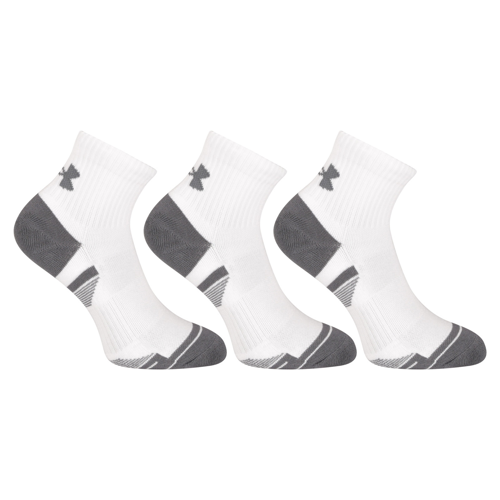 3PACK ponožky Under Armour bílé (1379528 100) L