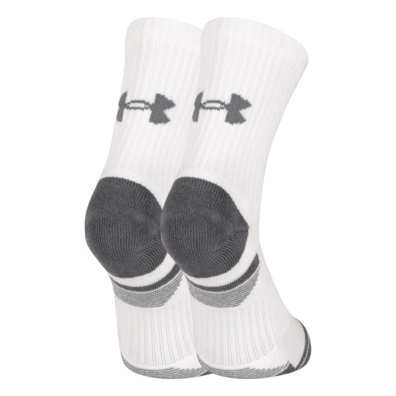 3PACK ponožky Under Armour bílé (1379530 100)