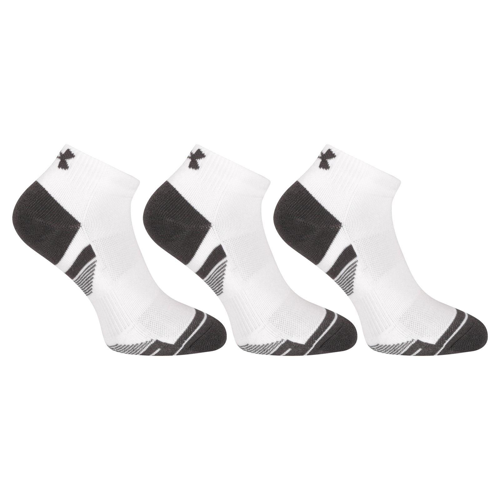 3PACK ponožky Under Armour bílé (1379504 100) L