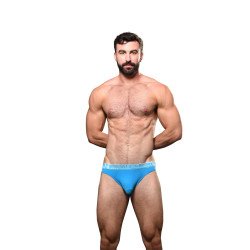 Pánské jocksy Andrew Christian modré DOORBUSTER! (93059-TURQ)