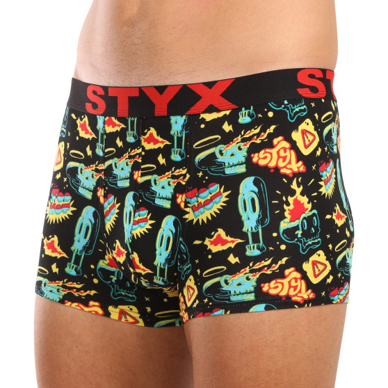 Pánské boxerky Styx art sportovní guma toohot (G1458)