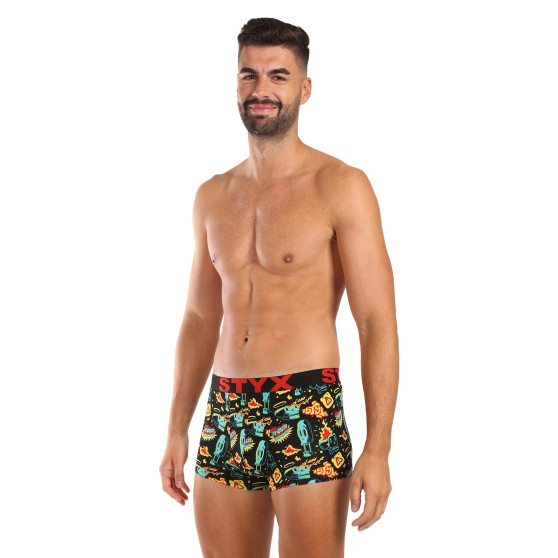 Pánské boxerky Styx art sportovní guma toohot (G1458)