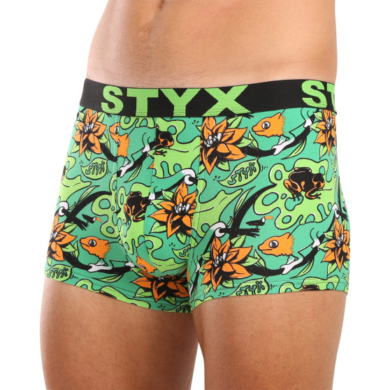 Pánské boxerky Styx art sportovní guma tropic (G1557)