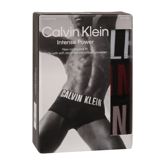 3PACK pánské boxerky Calvin Klein černé (NB3611A-Q1S)