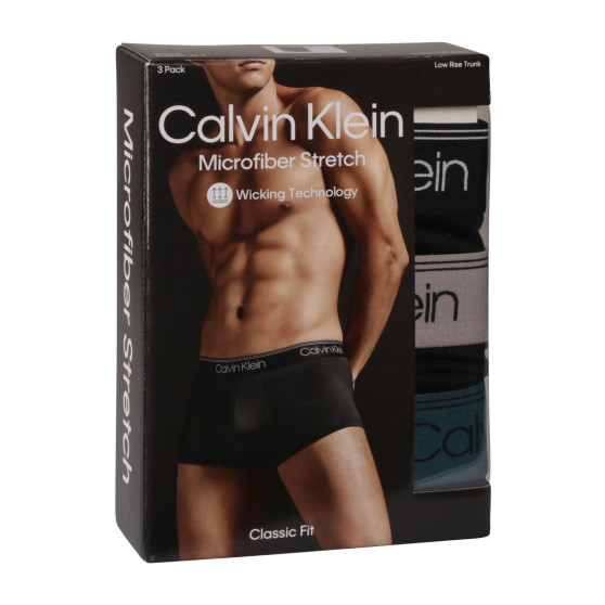 3PACK pánské boxerky Calvin Klein černé (NB2569A-Q7E)