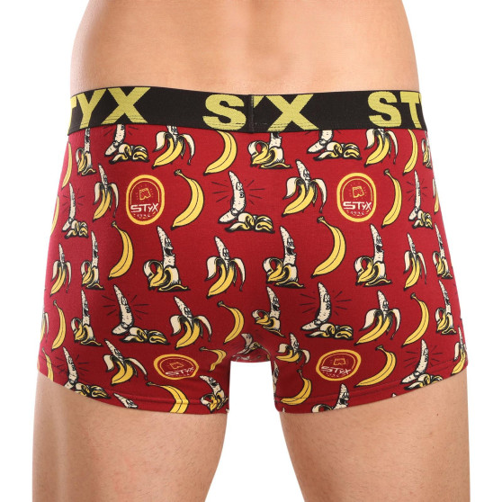 3PACK pánské boxerky Styx art sportovní guma vícebarevné (3G13198)