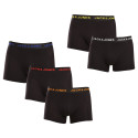 5PACK pánské boxerky Jack and Jones černé (12242494)