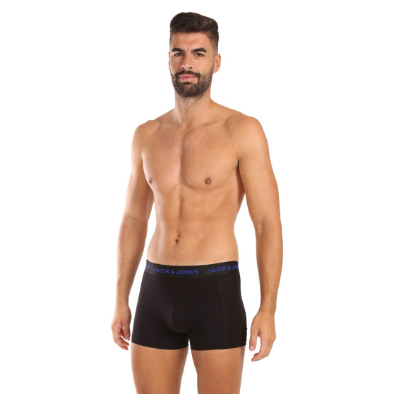 5PACK pánské boxerky Jack and Jones černé (12242494)