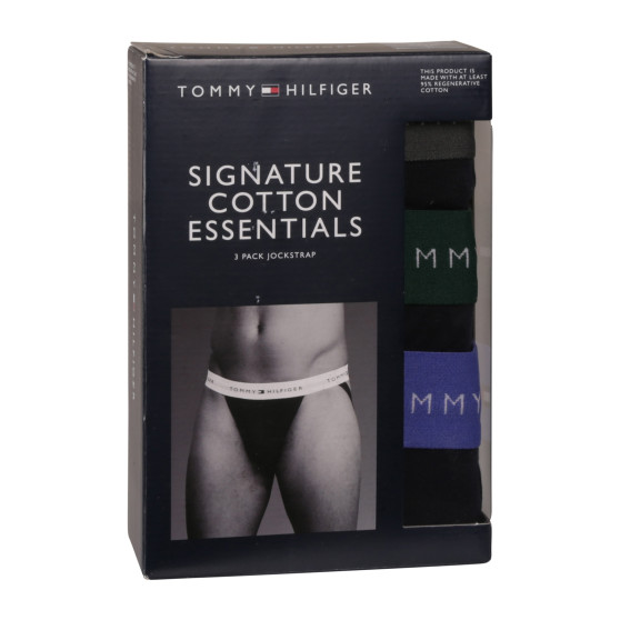 3PACK pánské jocksy Tommy Hilfiger černé (UM0UM03384 0UI)