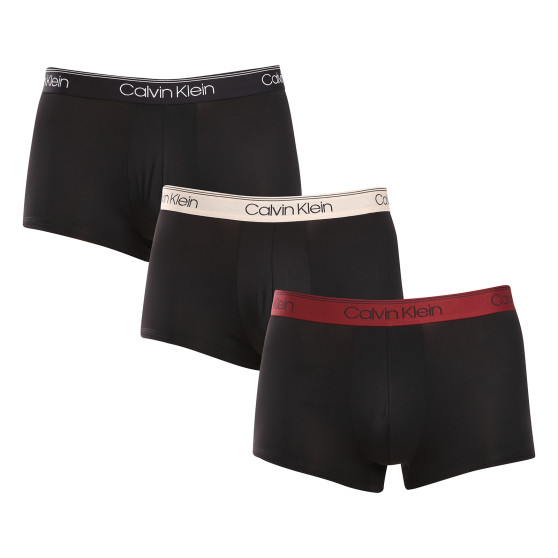 3PACK pánské boxerky Calvin Klein černé (NB2569A-Q84)