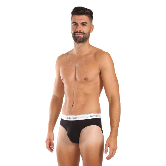 3PACK pánské slipy Calvin Klein černé (NB3962A-UB1)