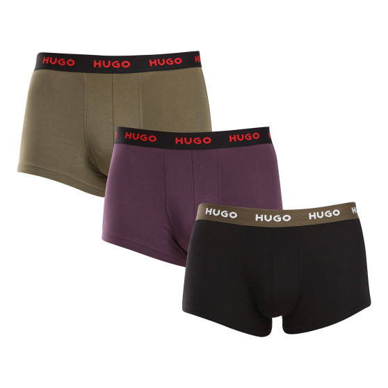 3PACK pánské boxerky HUGO vícebarevné (50517878 987)