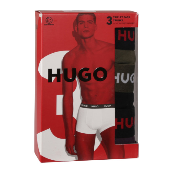 3PACK pánské boxerky HUGO vícebarevné (50517878 987)