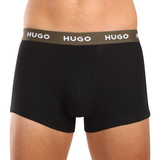 3PACK pánské boxerky HUGO černé (50517878 988)