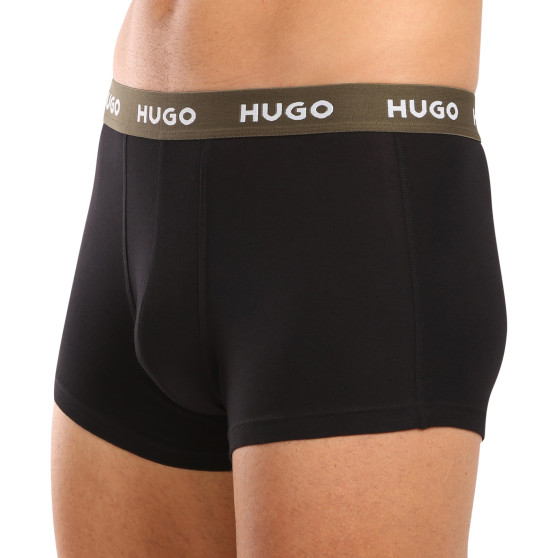 3PACK pánské boxerky HUGO černé (50517878 988)