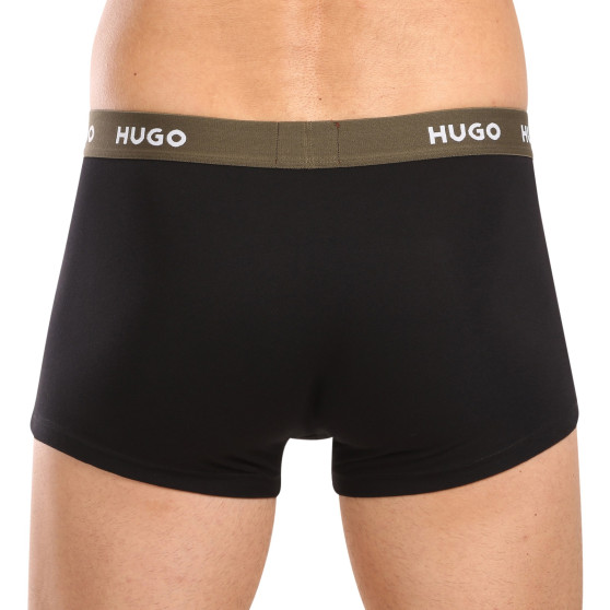 3PACK pánské boxerky HUGO černé (50517878 988)