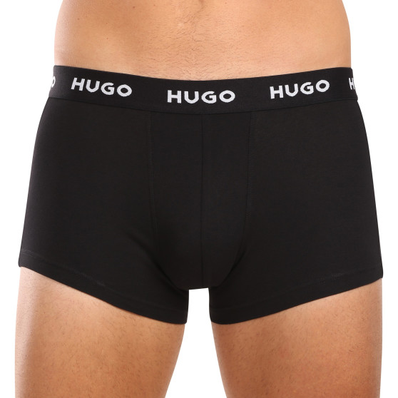 3PACK pánské boxerky HUGO černé (50517878 988)