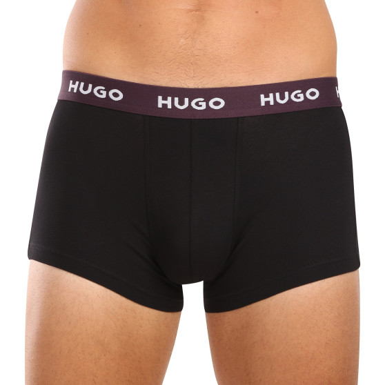 3PACK pánské boxerky HUGO černé (50517878 988)