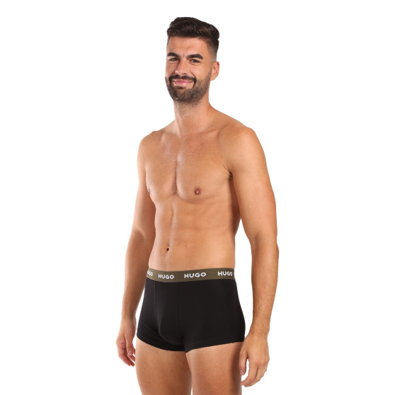 3PACK pánské boxerky HUGO černé (50517878 988)