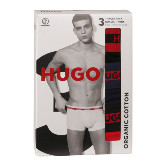 3PACK pánské boxerky HUGO vícebarevné (50517883 960)