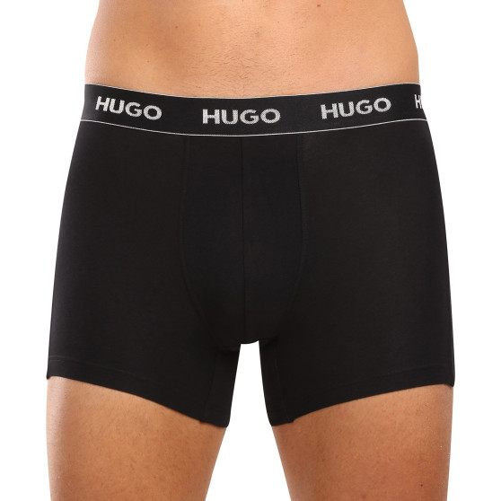 3PACK pánské boxerky HUGO černé (50517886 991)