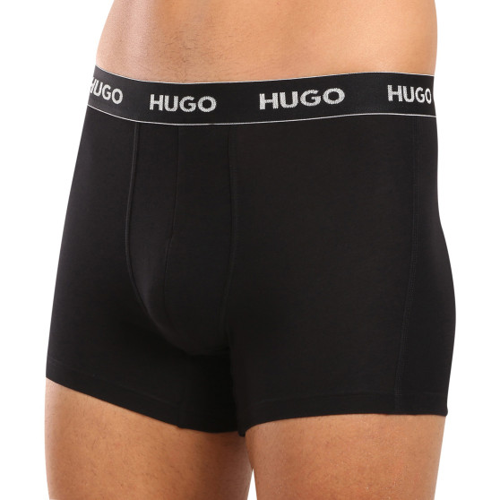 3PACK pánské boxerky HUGO černé (50517886 991)