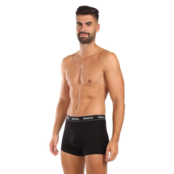 3PACK pánské boxerky HUGO černé (50517886 991)