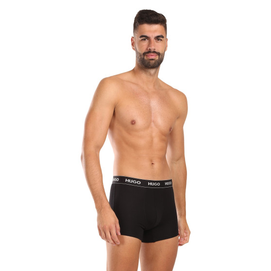 3PACK pánské boxerky HUGO černé (50517886 991)