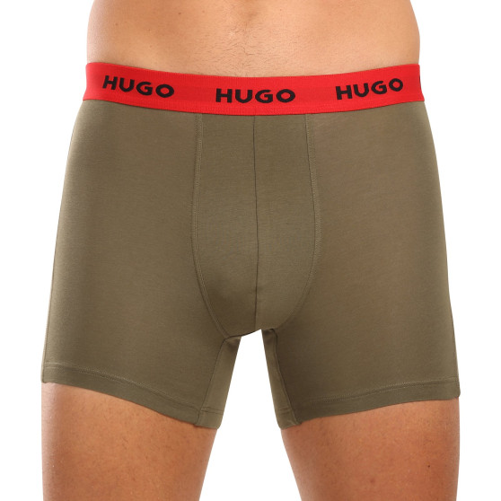 3PACK pánské boxerky HUGO vícebarevné (50517887 984)