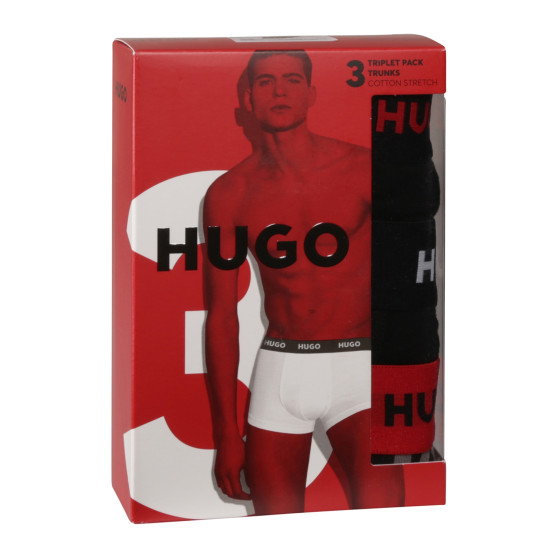 3PACK pánské boxerky HUGO vícebarevné (50517894 980)